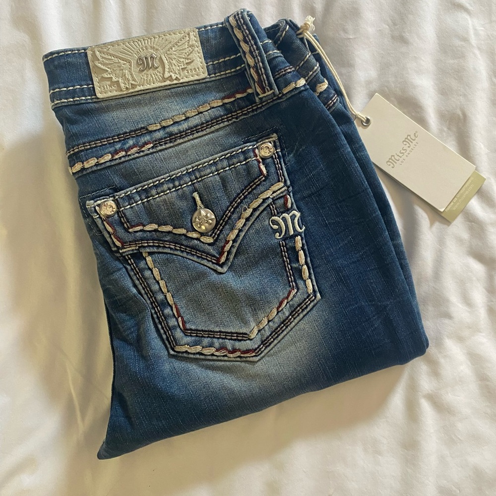 Miss Me Mid-Rise Bootcut Jeans